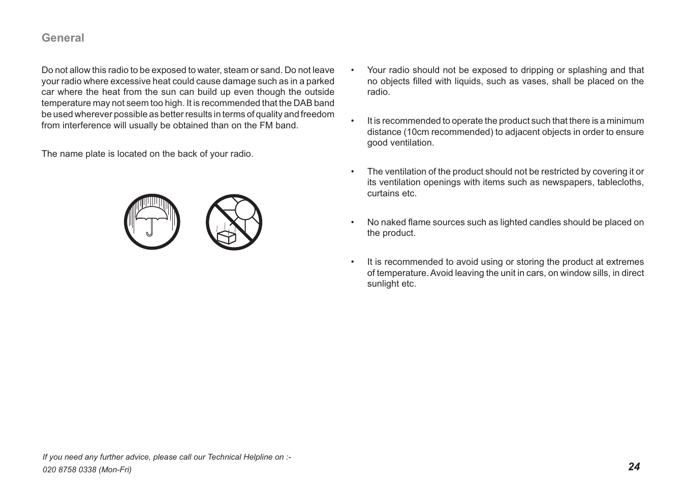 General | Roberts Radio ecologic 2 User Manual | Page 25 / 28
