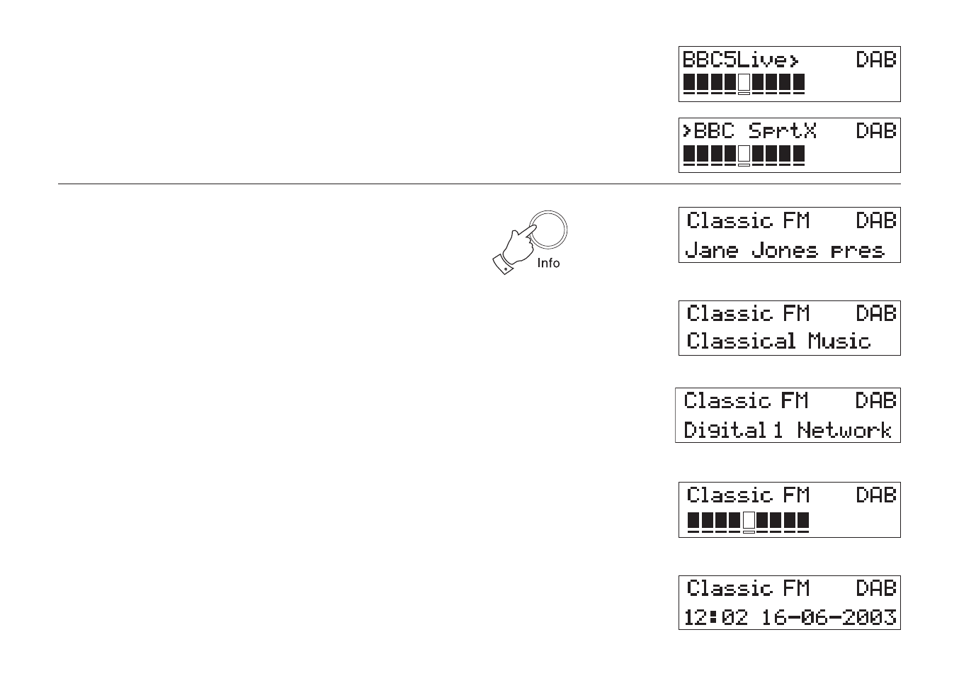 Display modes, Secondary services | Roberts Radio Classic FM RD-12CFM User Manual | Page 7 / 16