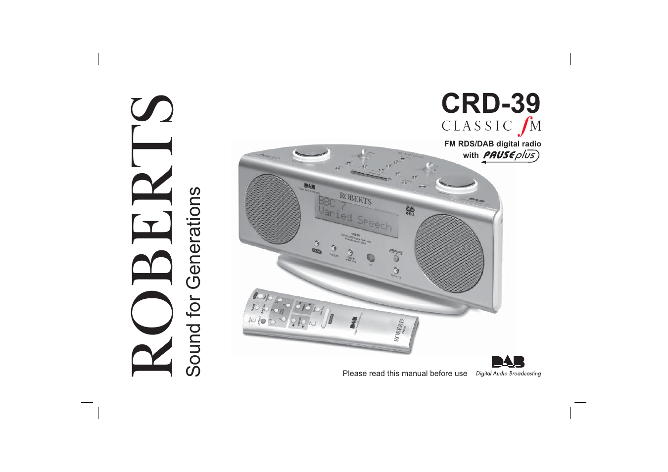 Roberts Radio CRD-39 User Manual | 36 pages