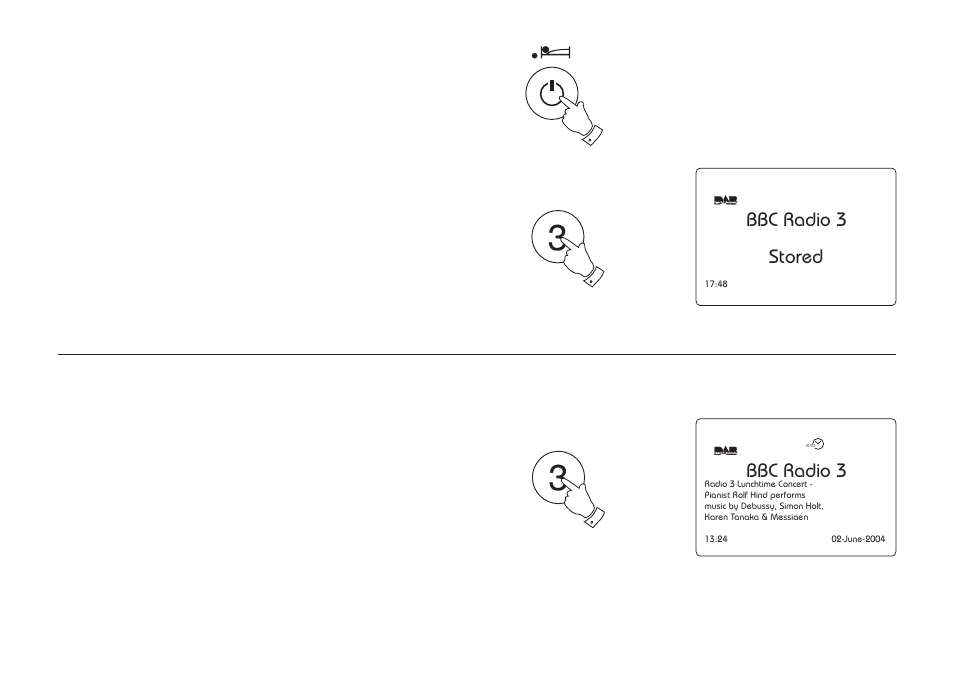 Bbc radio 3 stored, Bbc radio 3 | Roberts Radio RD-1 User Manual | Page 35 / 56