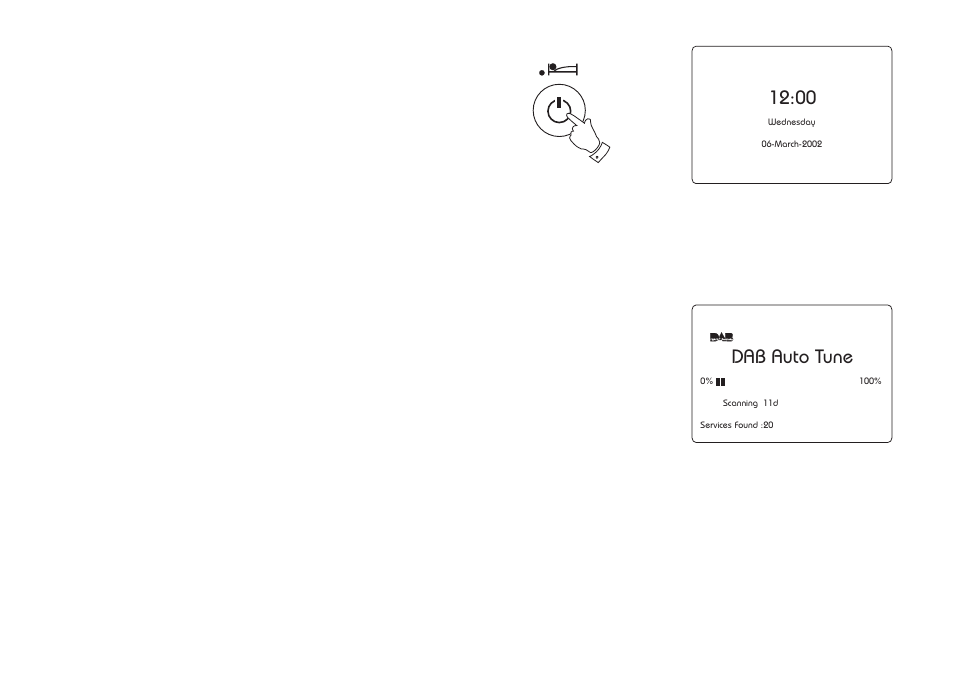 Dab auto tune, Operating your radio - dab | Roberts Radio RD-1 User Manual | Page 7 / 56