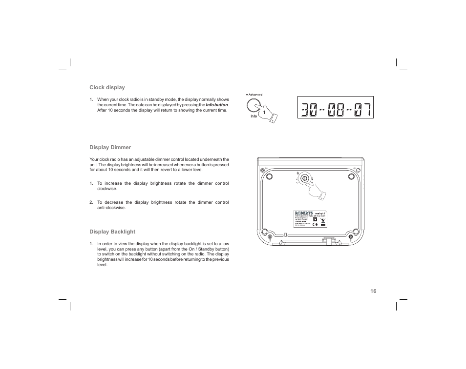 Roberts Radio ecologic 5 User Manual | Page 17 / 36