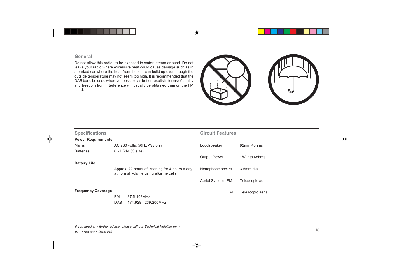 Roberts Radio RD-3 User Manual | Page 17 / 20