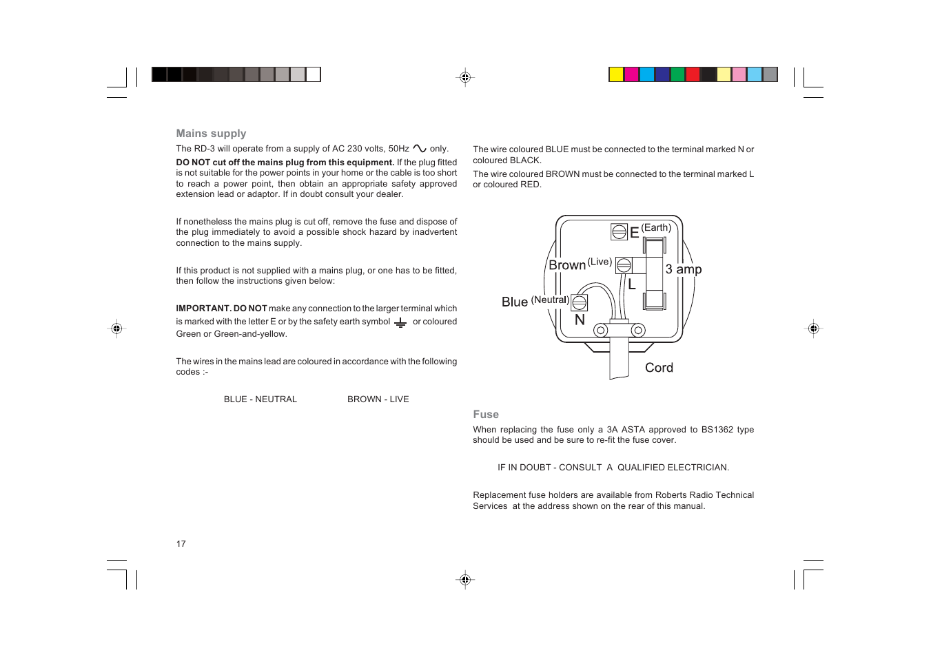 Roberts Radio RD-3 User Manual | Page 18 / 20