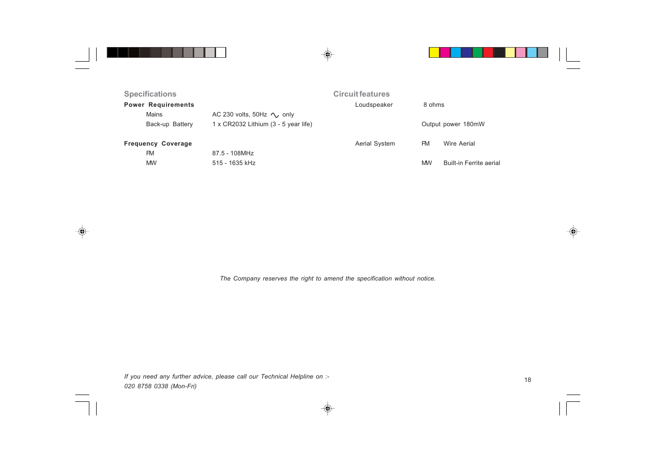 Roberts Radio CR9955 User Manual | Page 19 / 24