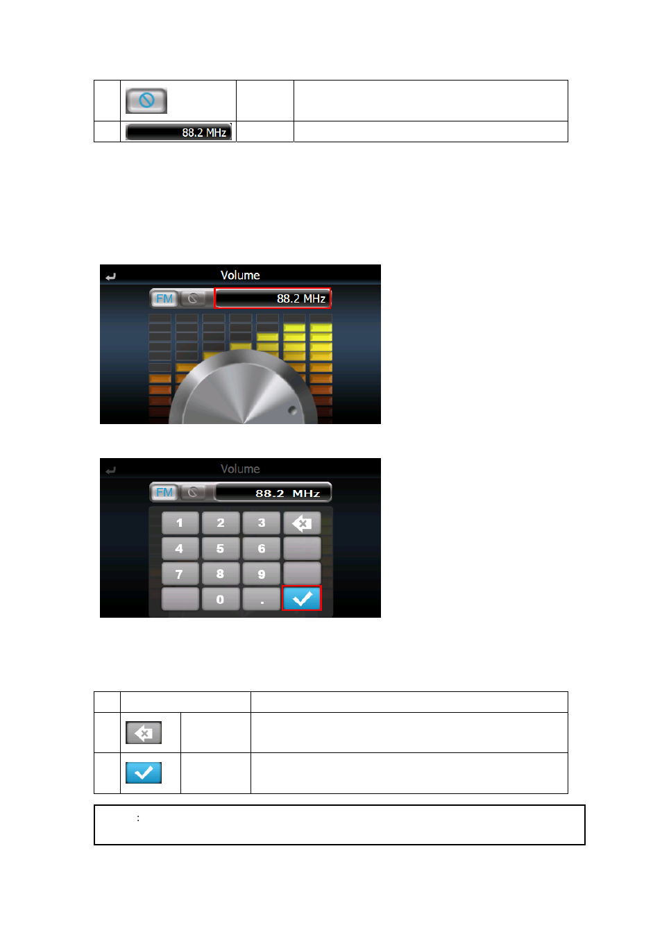 2 change fm transmitter frequency, Change fm transmitter frequency | RoyalTek RN5 User Manual | Page 34 / 42