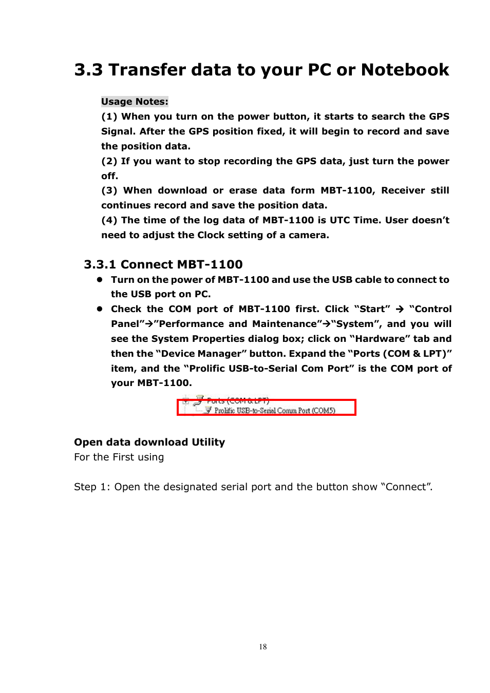 RoyalTek MBT-1100 User Manual | Page 18 / 24