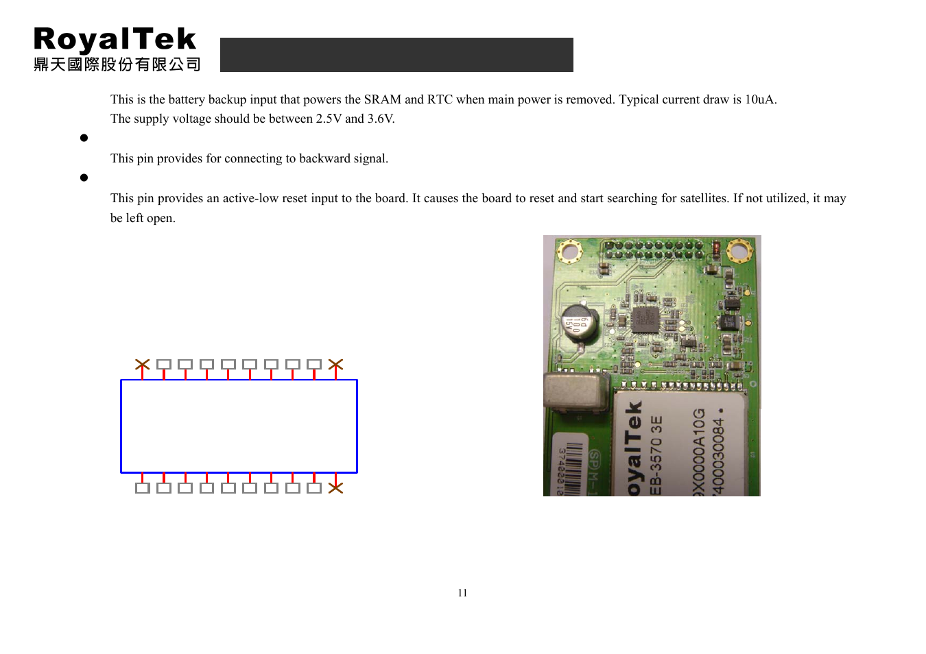 Rdr-3100 user manual | RoyalTek RDR-3100 User Manual | Page 11 / 27