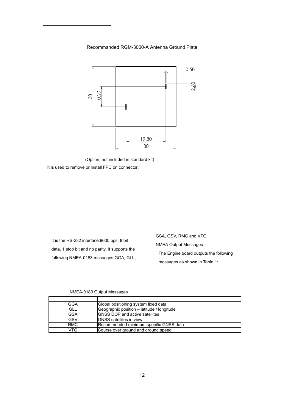 Software interface, Connector tool, Nmea v2.2 protocol | RoyalTek REB-3000 User Manual | Page 17 / 51