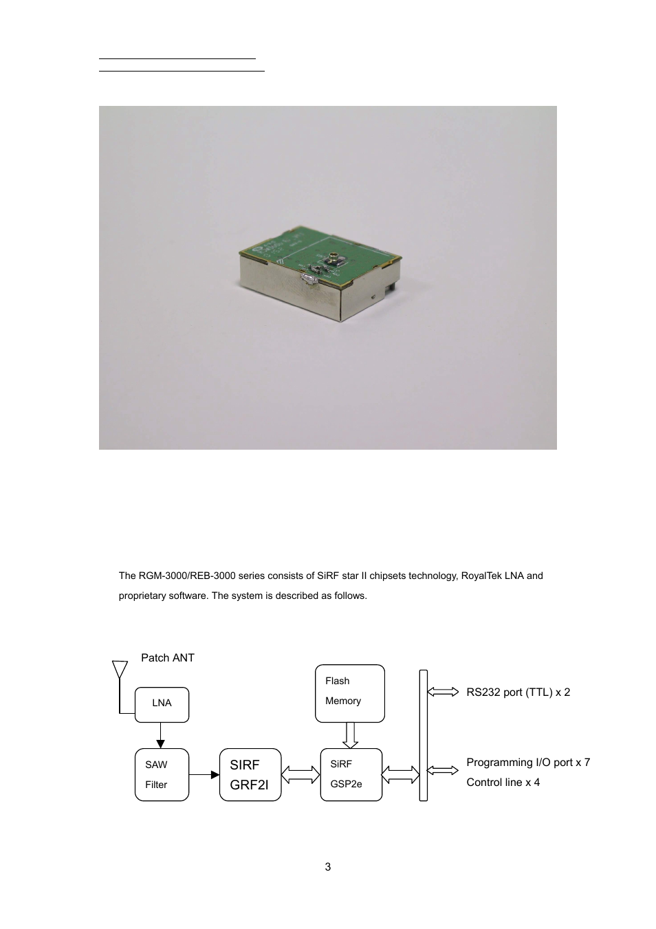 Sirf grf2i | RoyalTek REB-3000 User Manual | Page 8 / 51