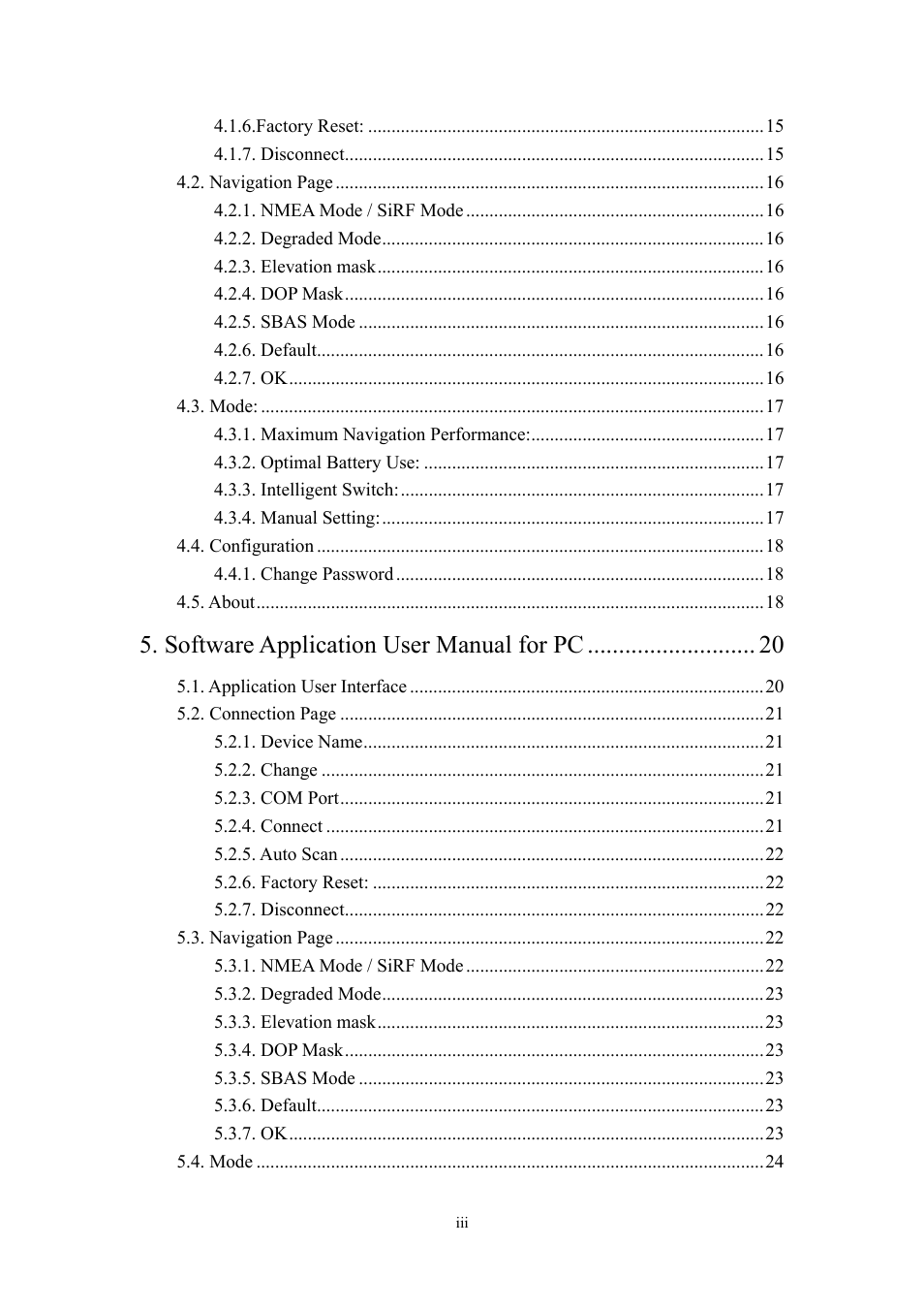 Software application user manual for pc | RoyalTek RBT-1000 User Manual | Page 3 / 48