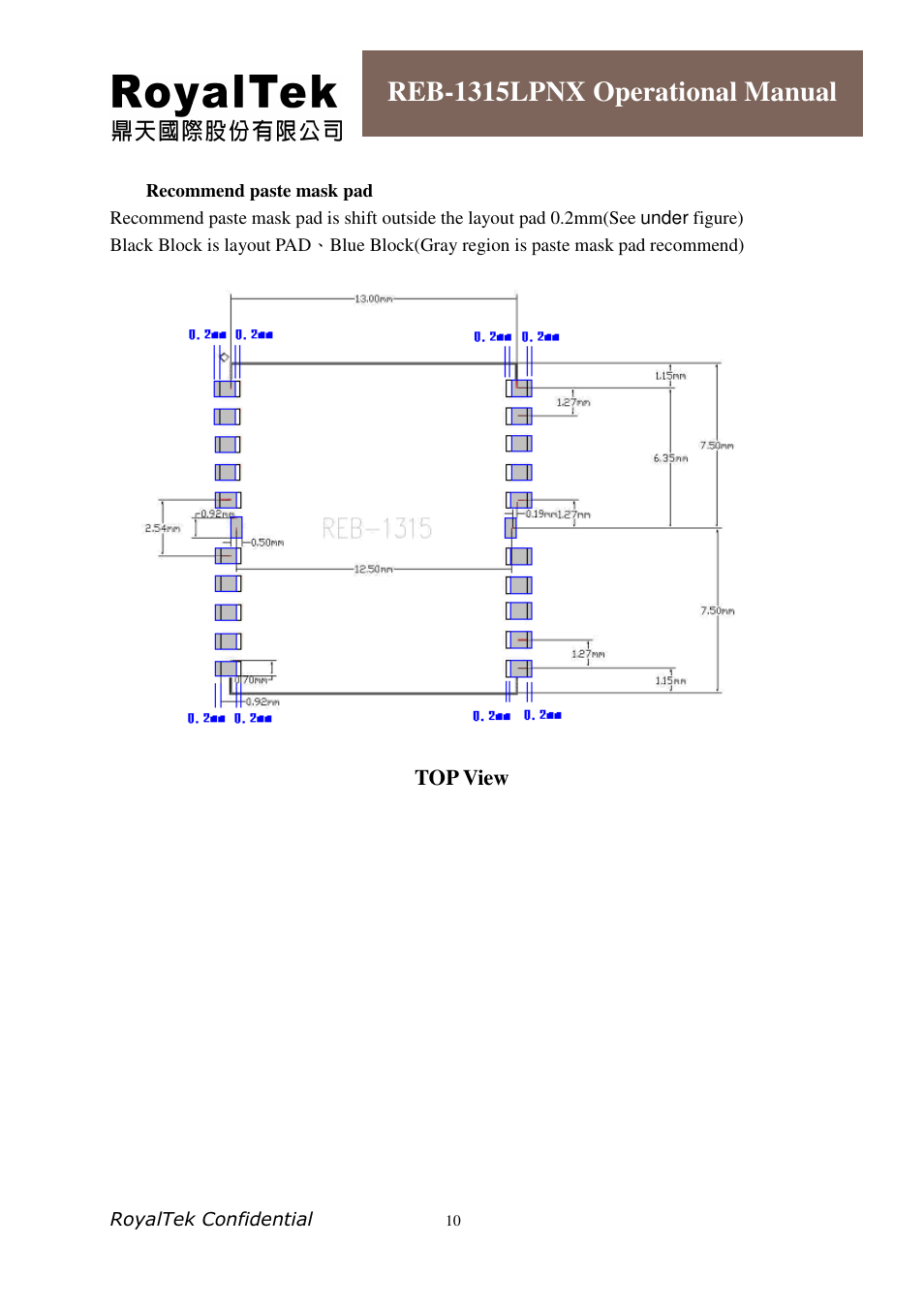 Reb-1315lpnx operational manual | RoyalTek REB-1315LPNX User Manual | Page 10 / 23