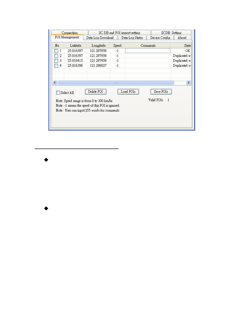 3 scdb and poi import setting | RoyalTek RCD-1100 User Manual | Page 15 / 22