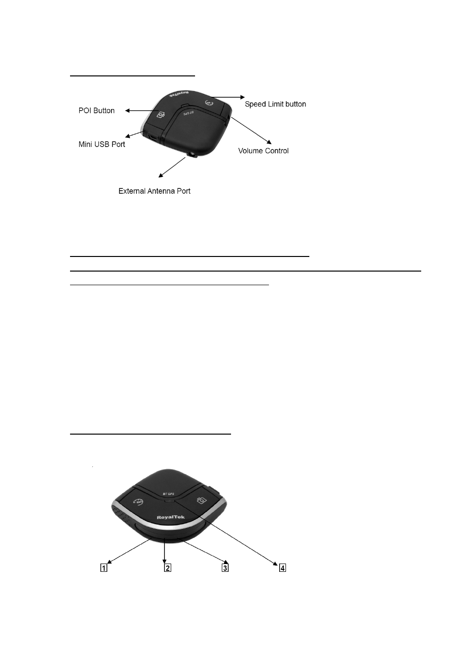 2 hardware overview, 3 led display & audio alarm | RoyalTek RCD-1100 User Manual | Page 7 / 22