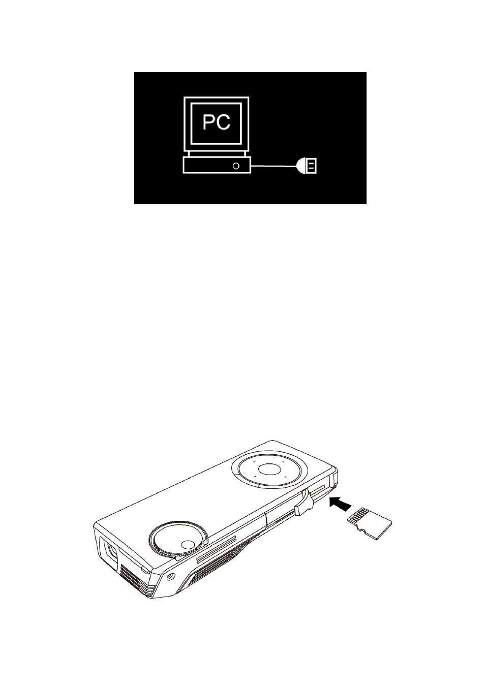 Via micro sd card/t flash card | RoyalTek RMP-8200 User Manual | Page 8 / 30