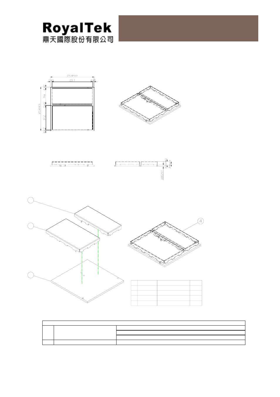 Mechanical layout, Reb-3300 operational manual | RoyalTek REB-3300 User Manual | Page 10 / 22