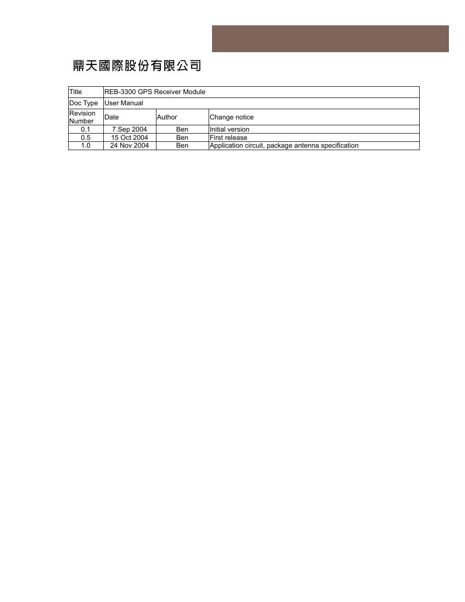 Royaltek, Reb-3300 operational manual | RoyalTek REB-3300 User Manual | Page 22 / 22