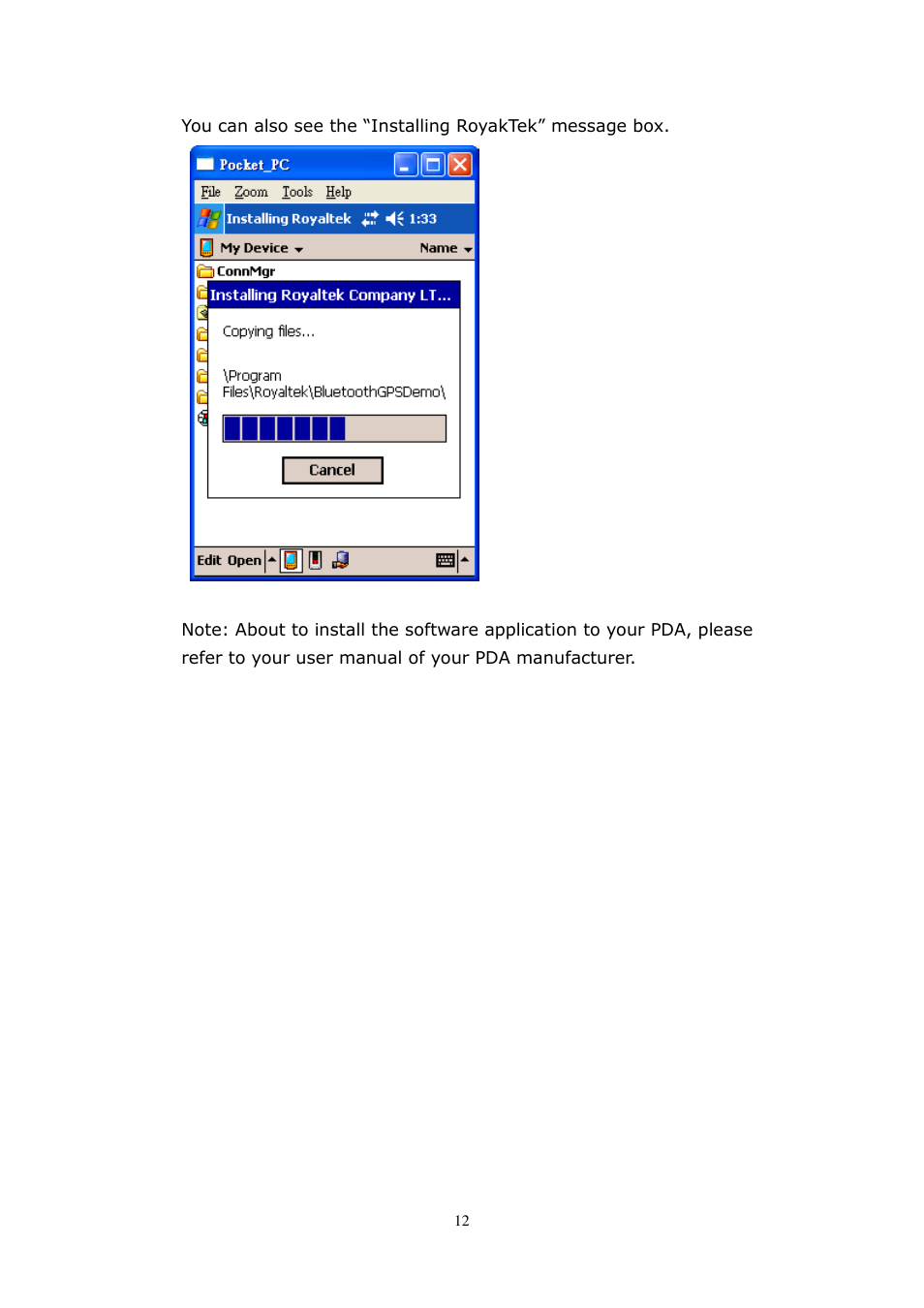 RoyalTek RBT-2210 User Manual | Page 12 / 28