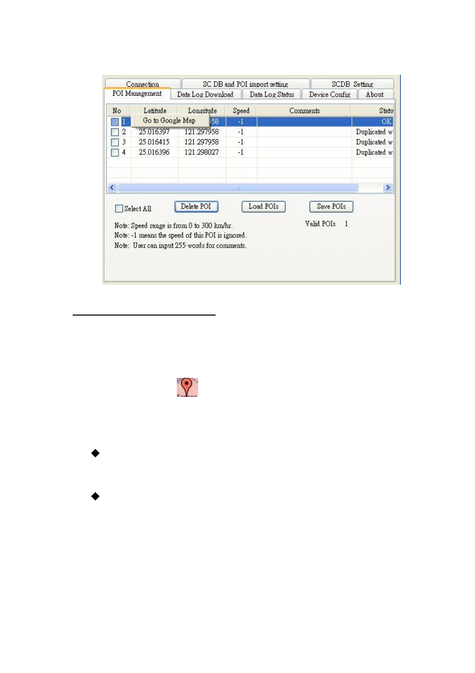 2 poi data modification | RoyalTek RCD-3000 User Manual | Page 13 / 21