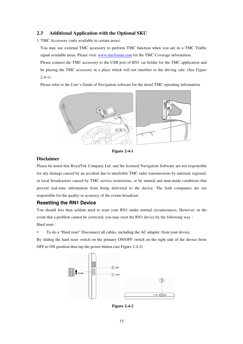 RoyalTek RN1 User Manual | Page 15 / 31