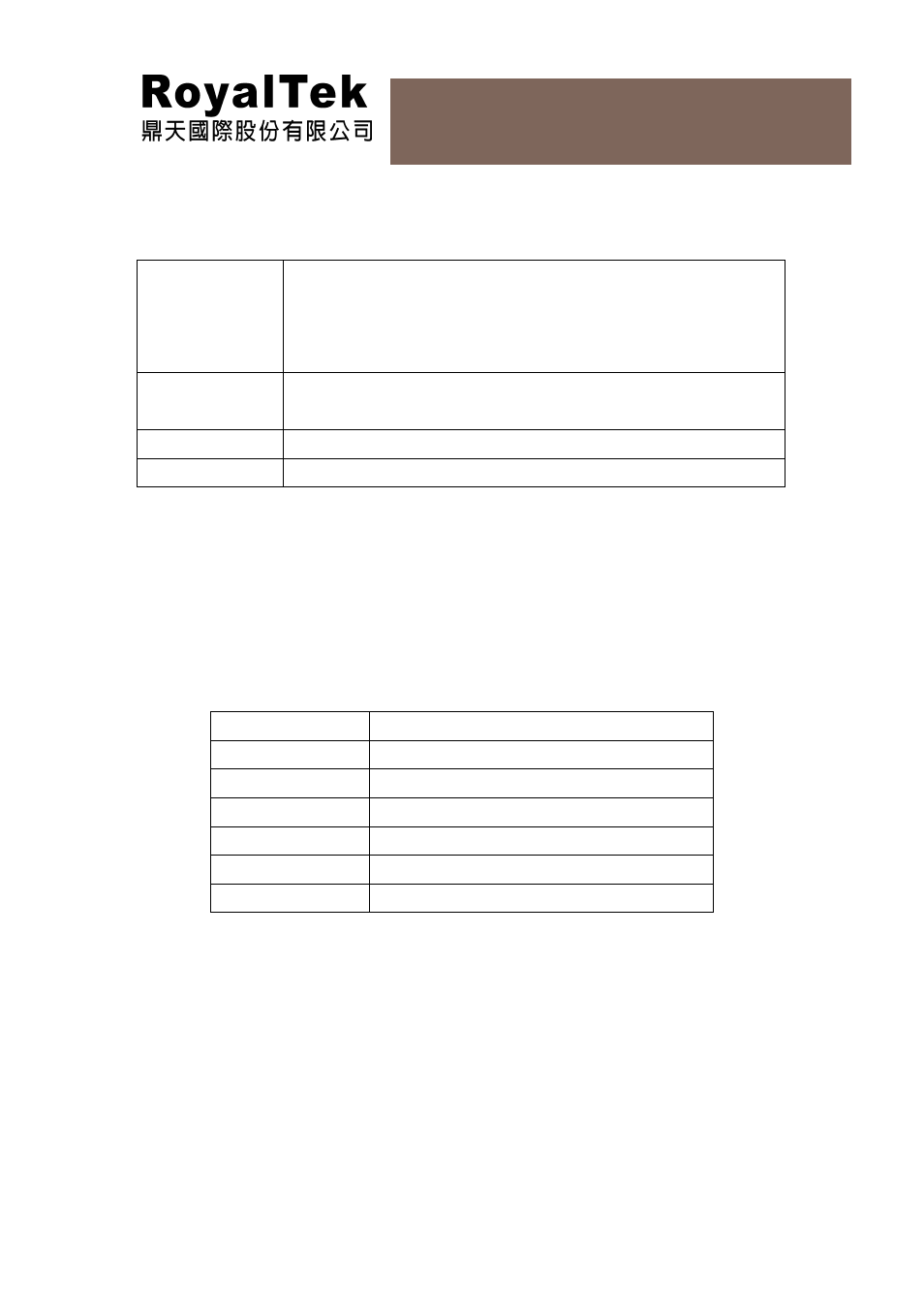 Rgm-3550lp user manual, Software specification and nmea protocol | RoyalTek RGM-3550LP User Manual | Page 12 / 18