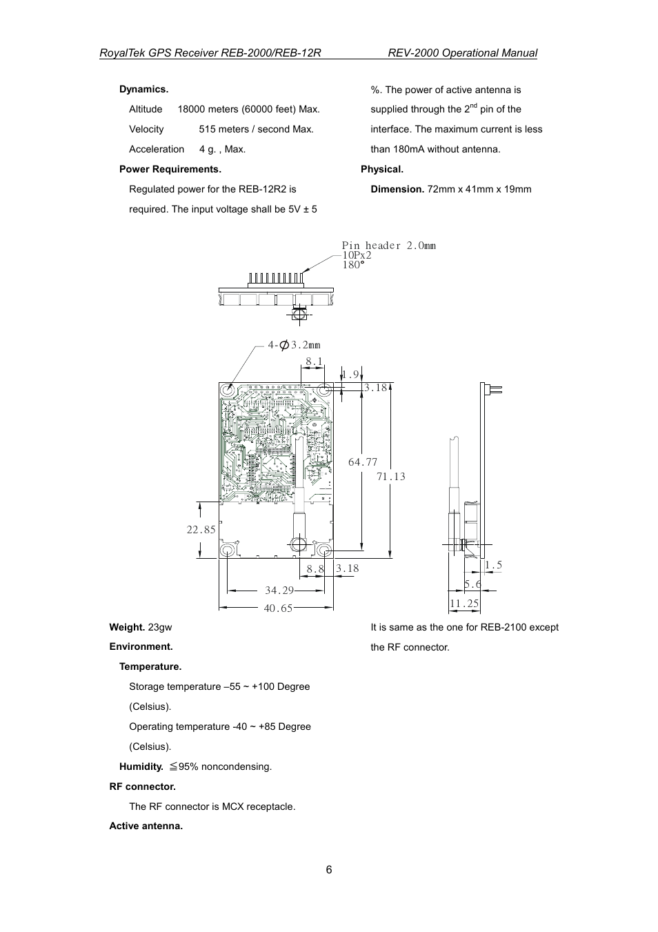 RoyalTek REV-2000 User Manual | Page 23 / 54