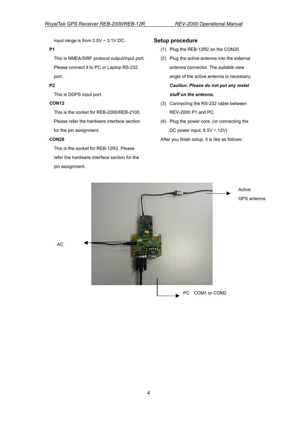 RoyalTek REV-2000 User Manual | Page 8 / 54