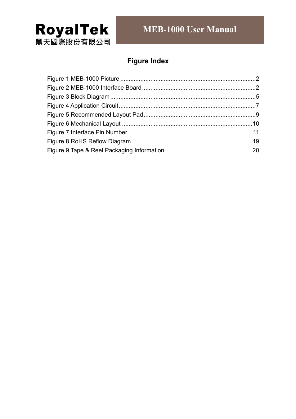 Meb-1000 user manual | RoyalTek MEB-1000 User Manual | Page 4 / 25