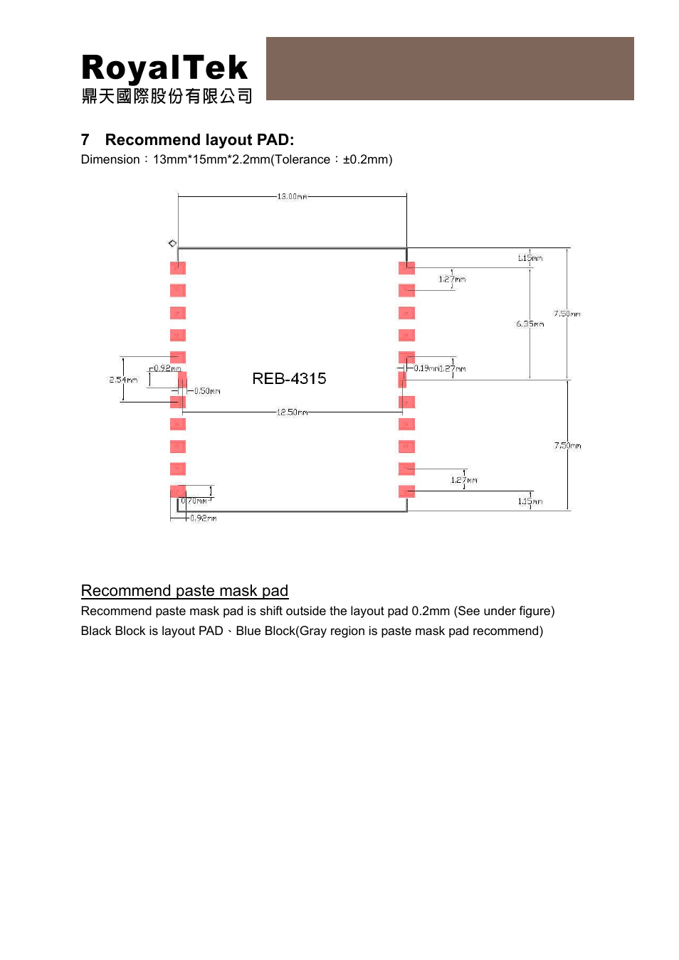 Reb-4315 operational manual | RoyalTek REB-4315 User Manual | Page 8 / 18