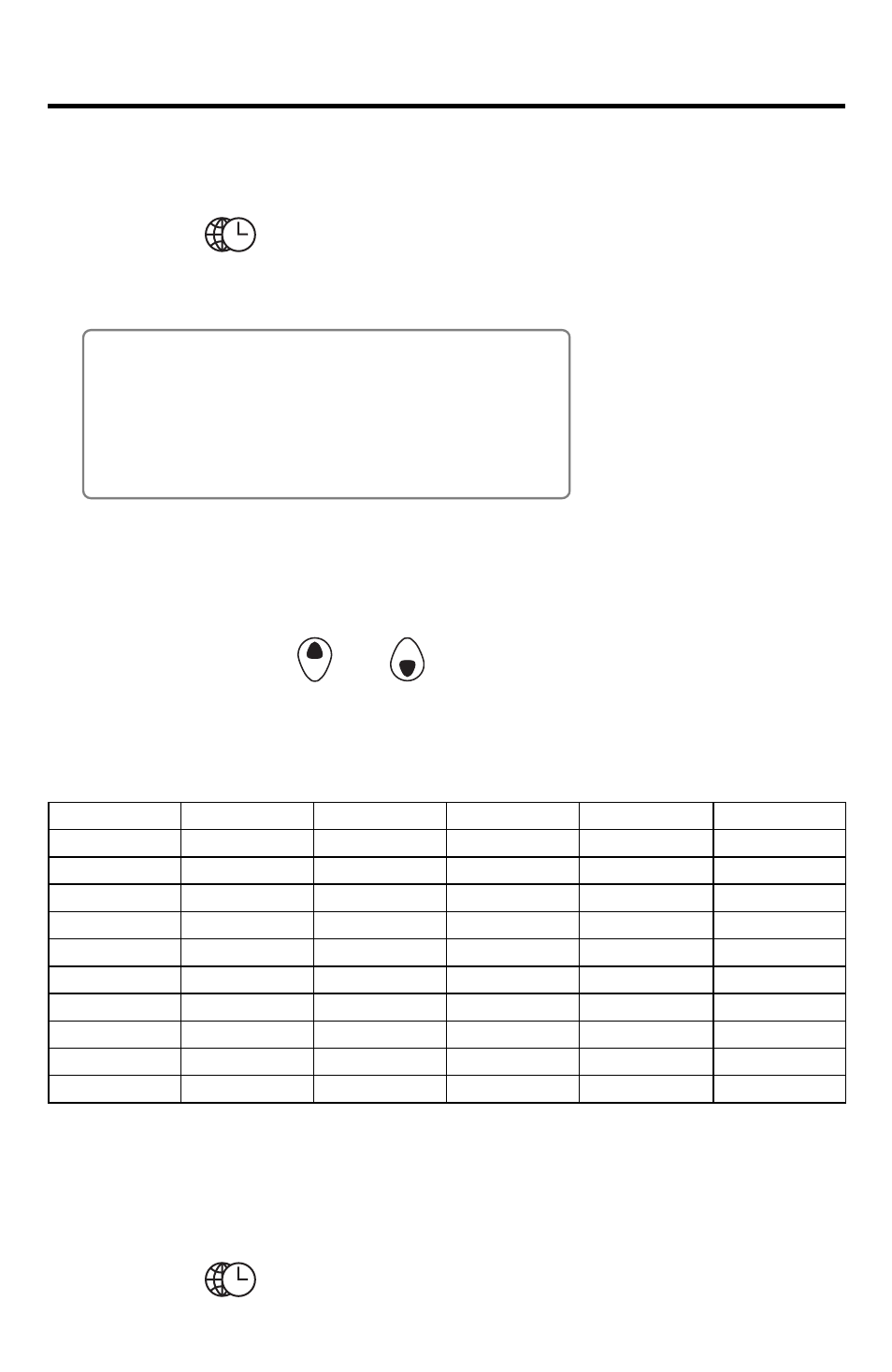 Setting world time, Press, Press to return to the home time screen | Using the clocks | Rolodex RF-64 User Manual | Page 13 / 36