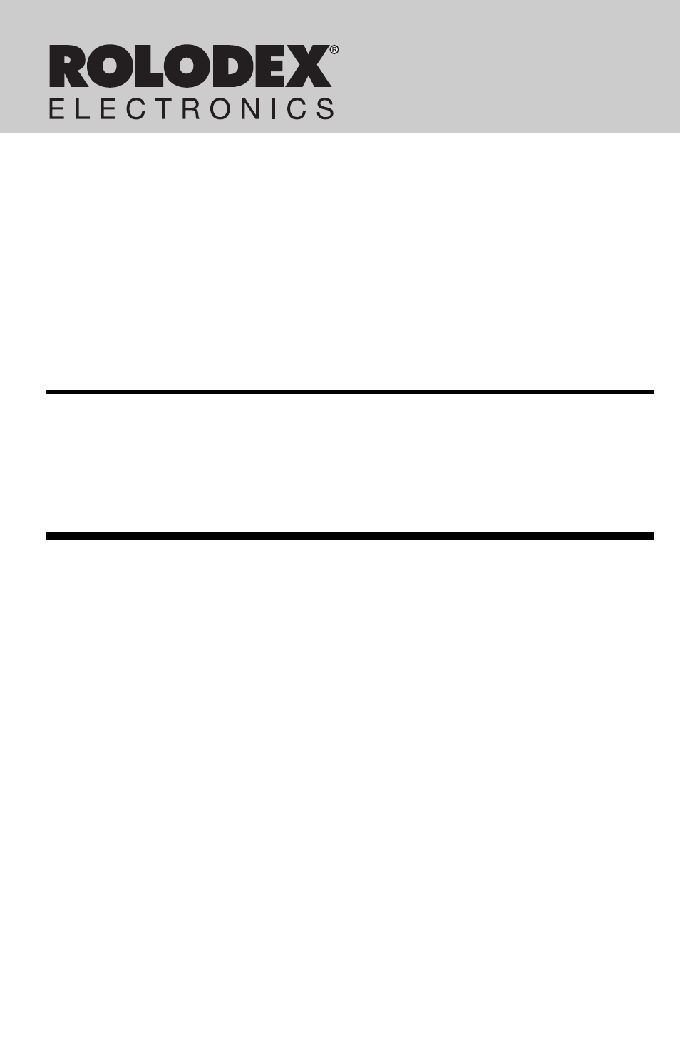Rolodex 192K RF-22192 User Manual | 33 pages