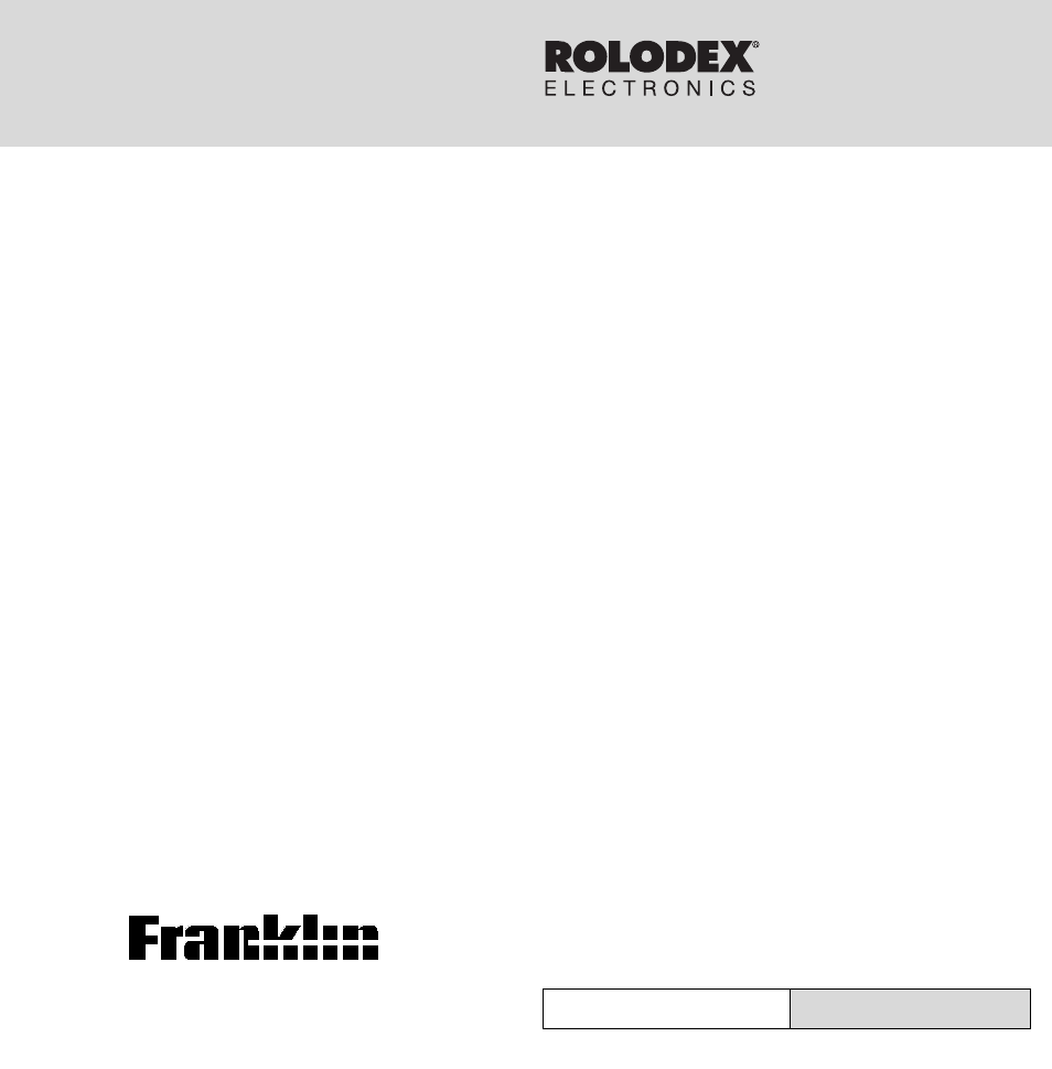 Professional datapage organizer | Rolodex RF-6090 User Manual | Page 28 / 28