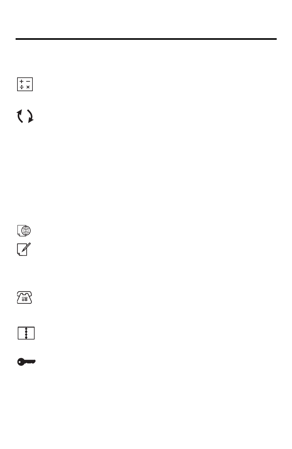 Key guide, Main function keys | Rolodex RF-2296 User Manual | Page 5 / 28