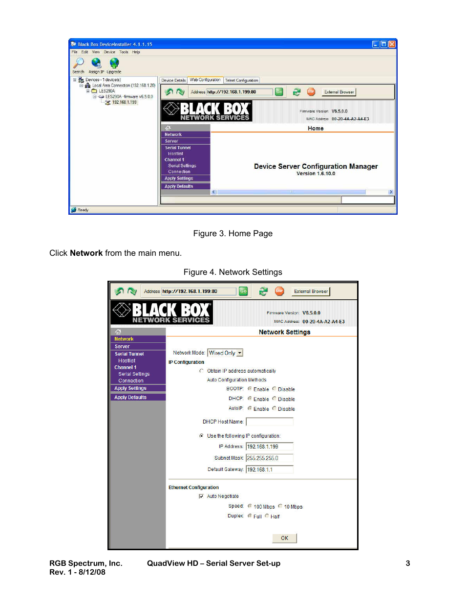 RGB Spectrum LES290A User Manual | Page 3 / 7