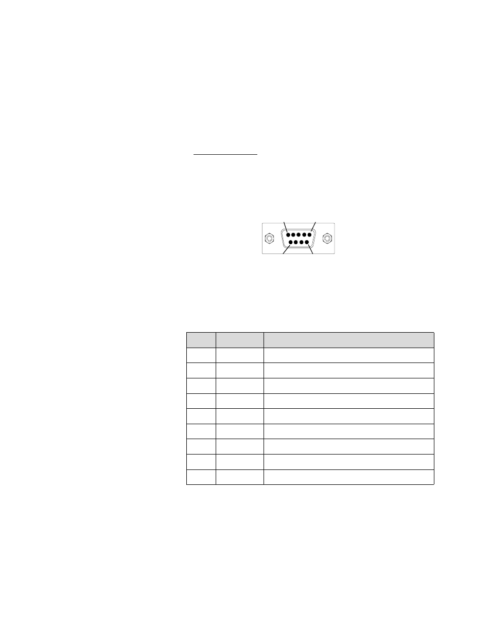 Rs-232 connector, Connector type and pinouts, Null modem | Connector type and pinouts null modem | RGB Spectrum Quadra User's Guide User Manual | Page 113 / 132