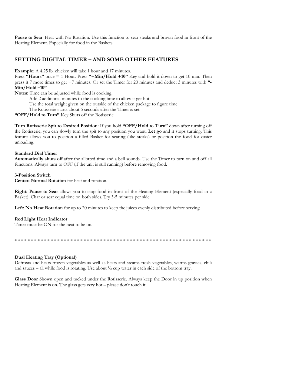 Ronco Oven User Manual | Page 12 / 27