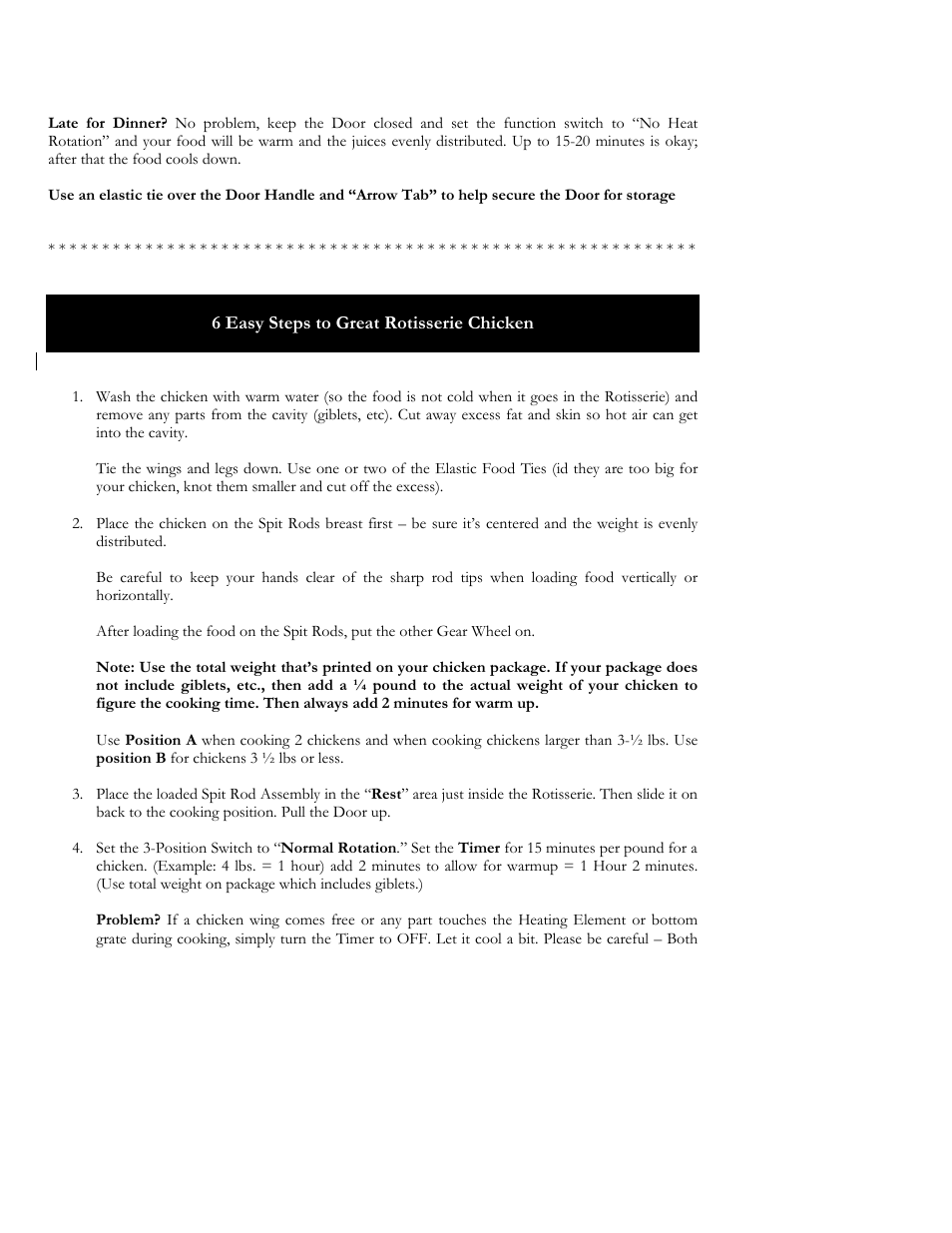 Ronco Oven User Manual | Page 13 / 27