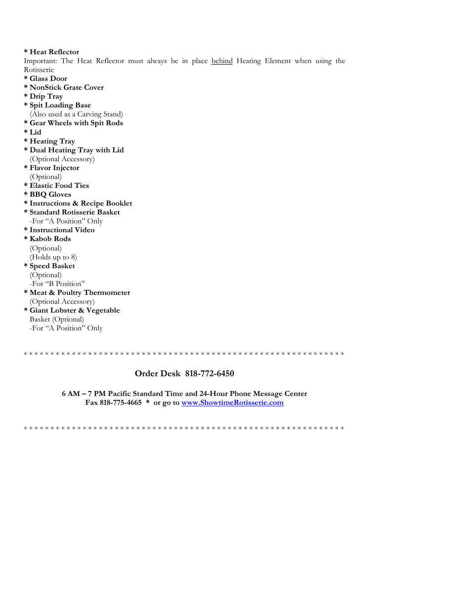 Ronco Oven User Manual | Page 7 / 27