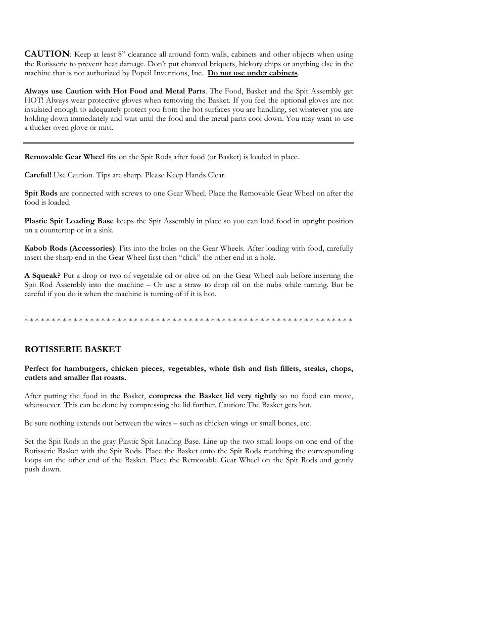 Ronco Oven User Manual | Page 8 / 27