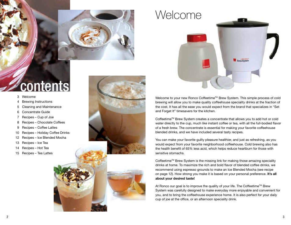 Ronco Coffeemaker User Manual | Page 2 / 9