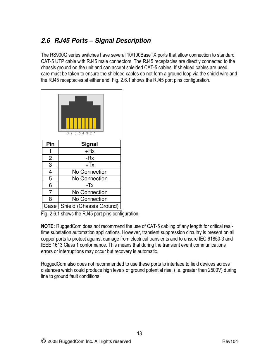 RuggedCom RS900G User Manual | Page 13 / 17