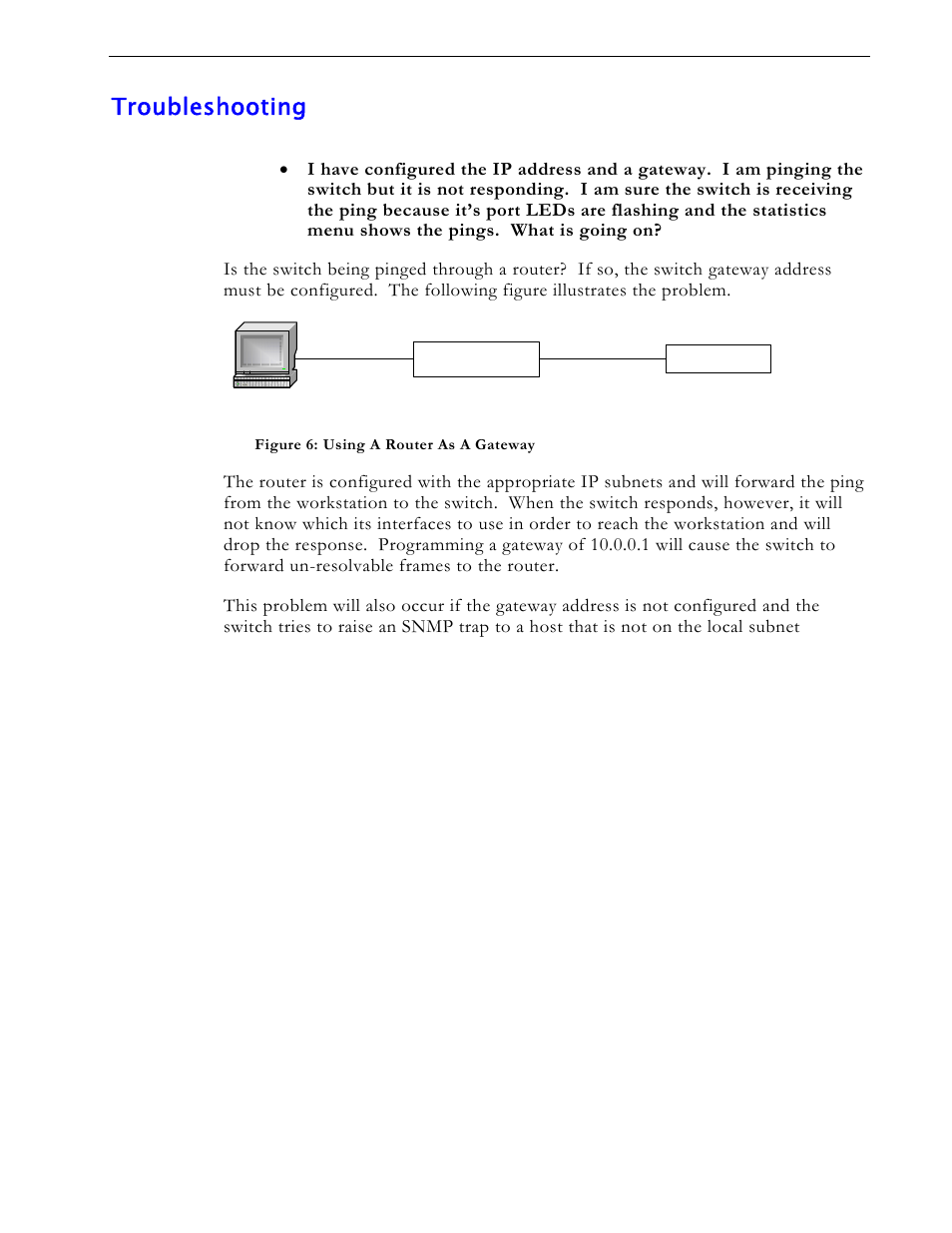 Troubleshooting, Problem one | RuggedCom RS1600 User Manual | Page 23 / 130