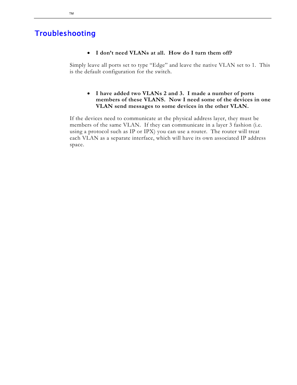 Troubleshooting, Problem one, Problem two | RuggedCom RS1600 User Manual | Page 48 / 130