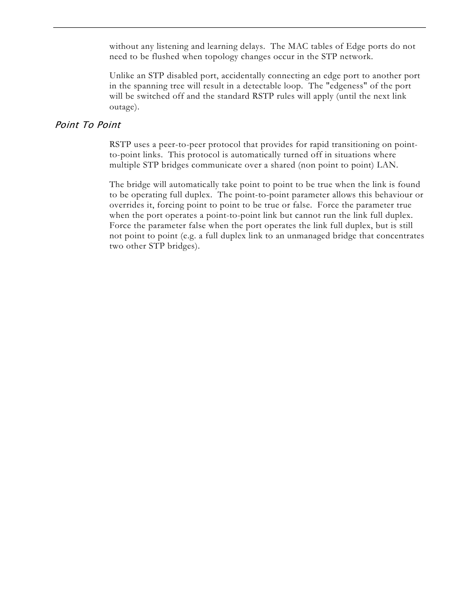 Point to point | RuggedCom RS1600 User Manual | Page 67 / 130
