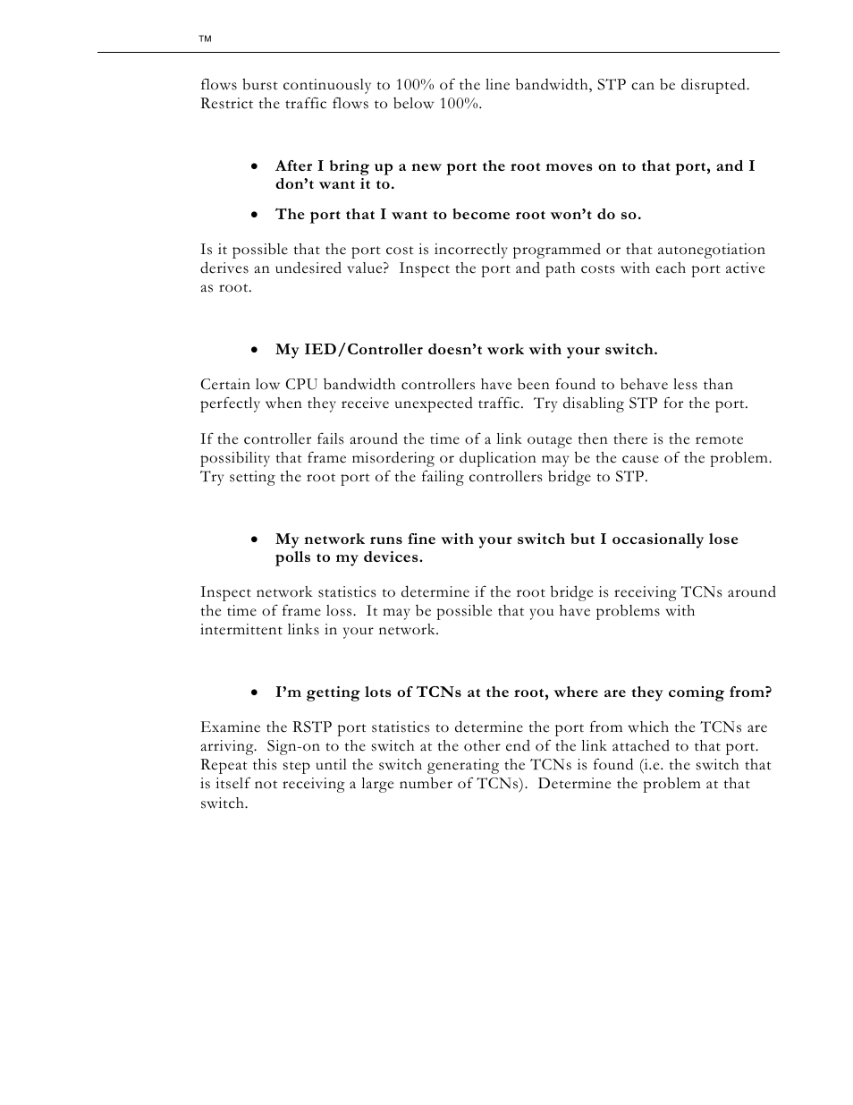Problem six, Problem seven, Problem eight | Problem nine | RuggedCom RS1600 User Manual | Page 74 / 130