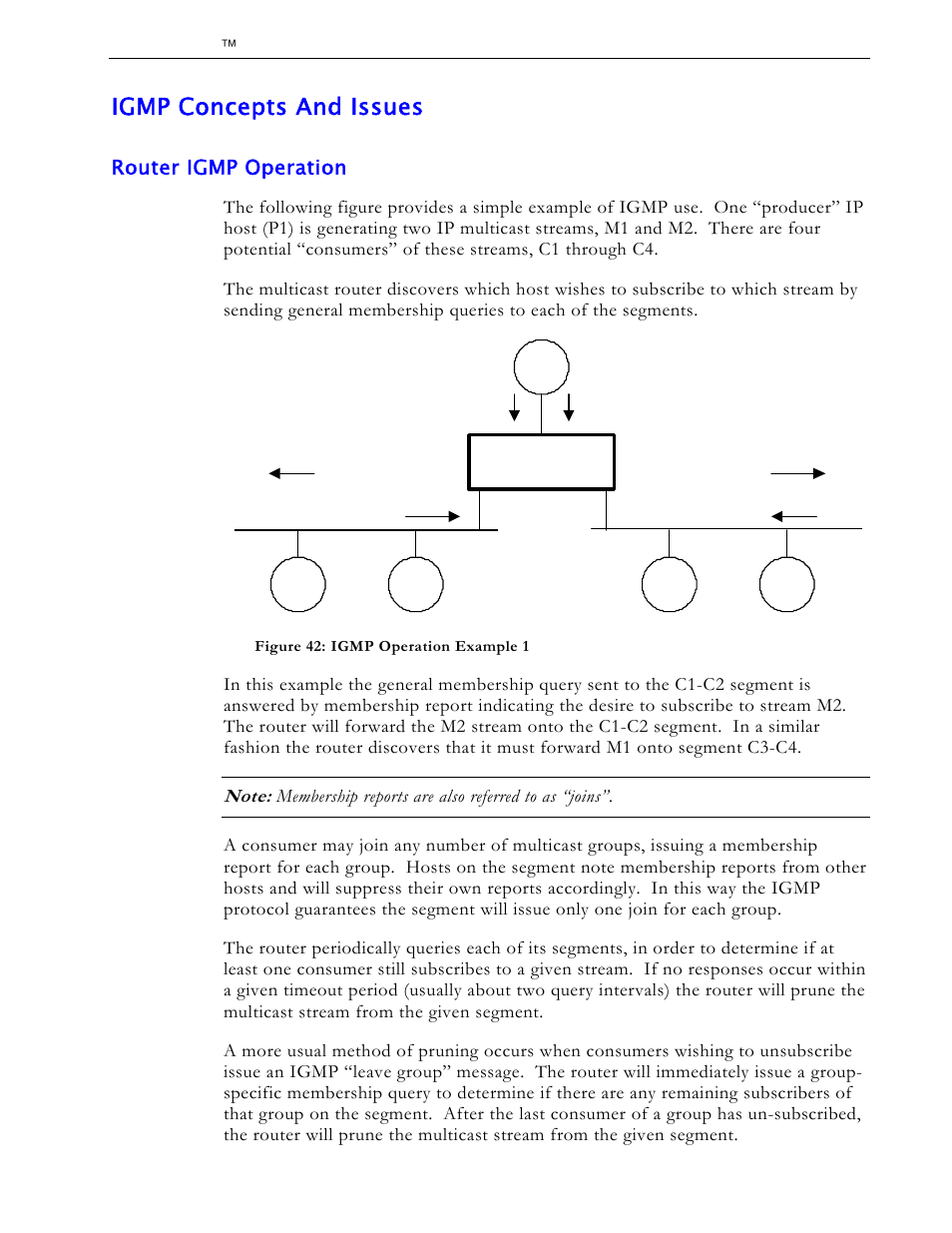 Igmp concepts and issues, Router igmp operation | RuggedCom RS1600 User Manual | Page 76 / 130