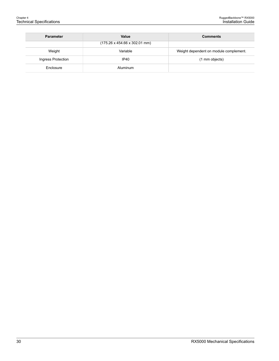 RuggedCom RUGGEDBACKBONE RX5000 User Manual | Page 36 / 44
