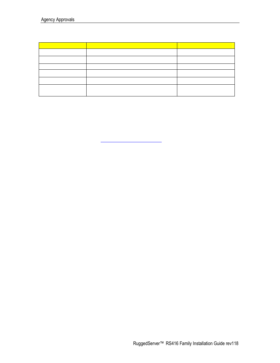 Warranty, Table 27: agency approvals, 8 agency approvals | 9 warranty | RuggedCom RS416 User Manual | Page 43 / 43