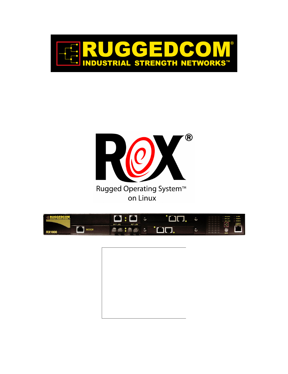 RuggedCom RuggedRouter RX1100 User Manual | 341 pages