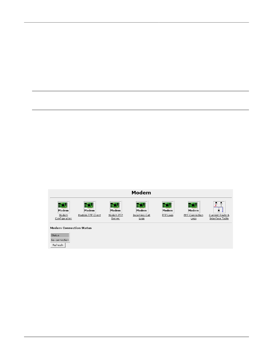 Led designations, Ppp modem configuration, Modem configuration main menu | RuggedCom RuggedRouter RX1100 User Manual | Page 101 / 341